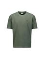 T-Shirt Crewneck Solid Relief Jacquard XL Relaxed Fit - Dark Steel