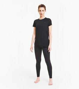 PUMA Damen T-Shirt Studio Lace SS L in Schwarz