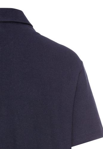 Blouson mit Stehkragen Blau 52