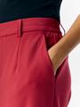 OBJLISA WIDE PANT NOOS 34 Weiter Beinschnitt - Karanda Red