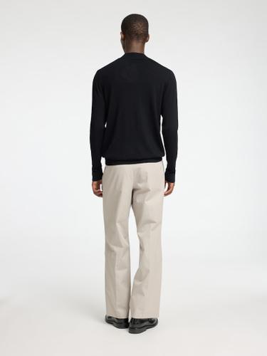 SLHTRAY LS KNIT MERINO MOCK NECK NOOS Schwarz S