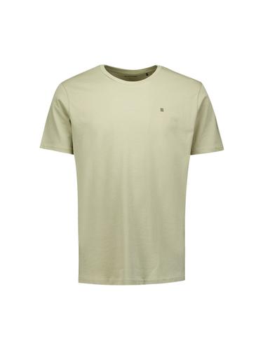 T-Shirt Crewneck Solid Basic L Regular Fit - Light Moss