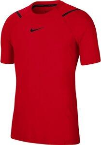 NIKE Herren Trainingsshirt "Pro" Kurzarm XL in Rot