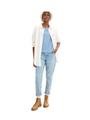 Loose Fit Langarmshirt mit Raffärmeln XL Loose Fit - Small Mid Blue White Stripe