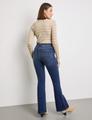 Bootcut Jeans 38 Figurbetont - Dark Blue Denim