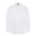 Cover Shirt Twill Langarm 44/Langarm - 65cm COMFORT FIT - Weiß