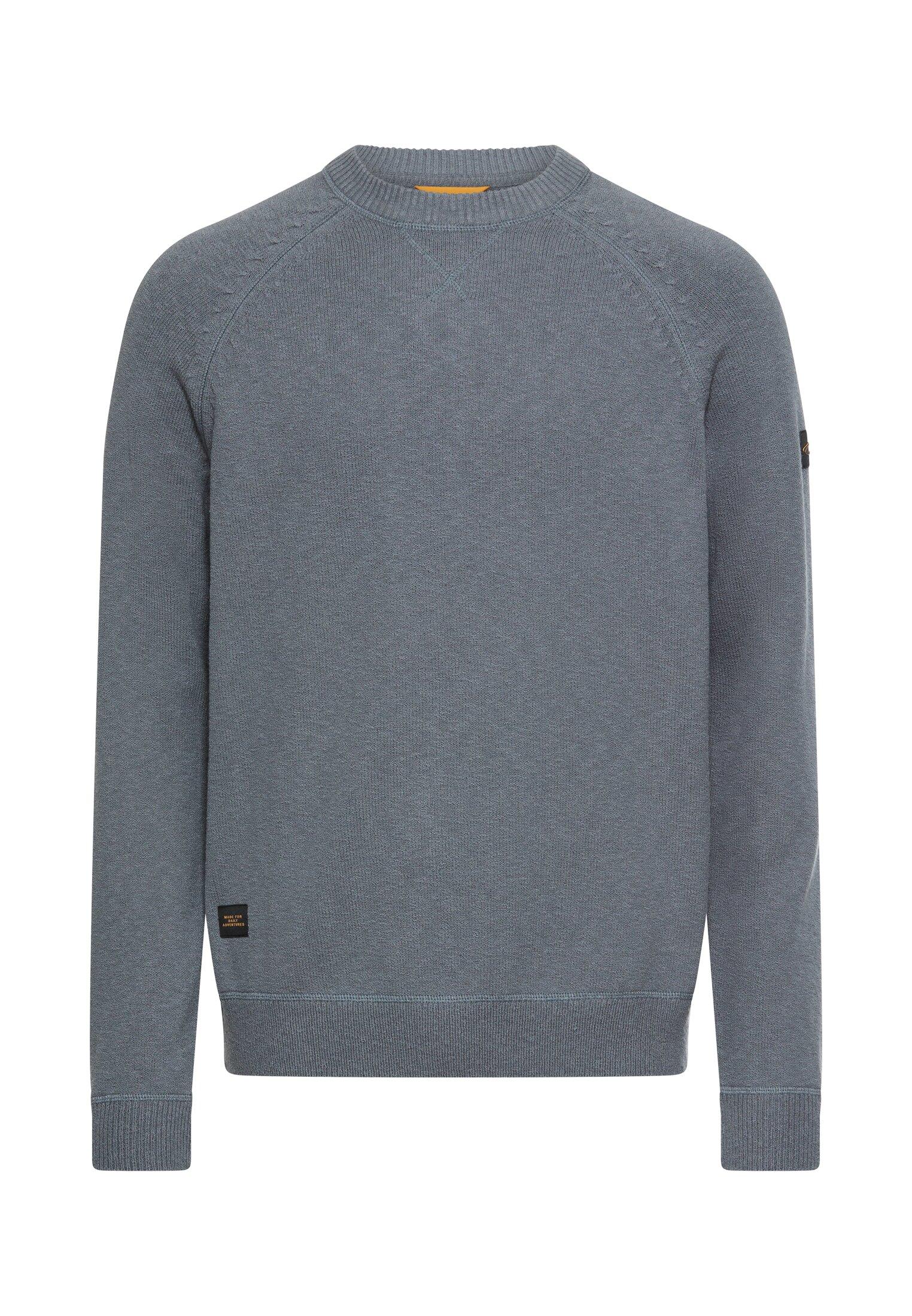 Strickpullover mit Rundhalsausschnitt XL Regular Fit - Stormy Blue