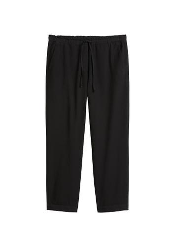 Joggpants tapered Schwarz 38