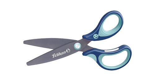 Schulschere RH griffix blau