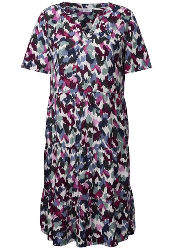 Gemustertes Kleid L - Vanilla White