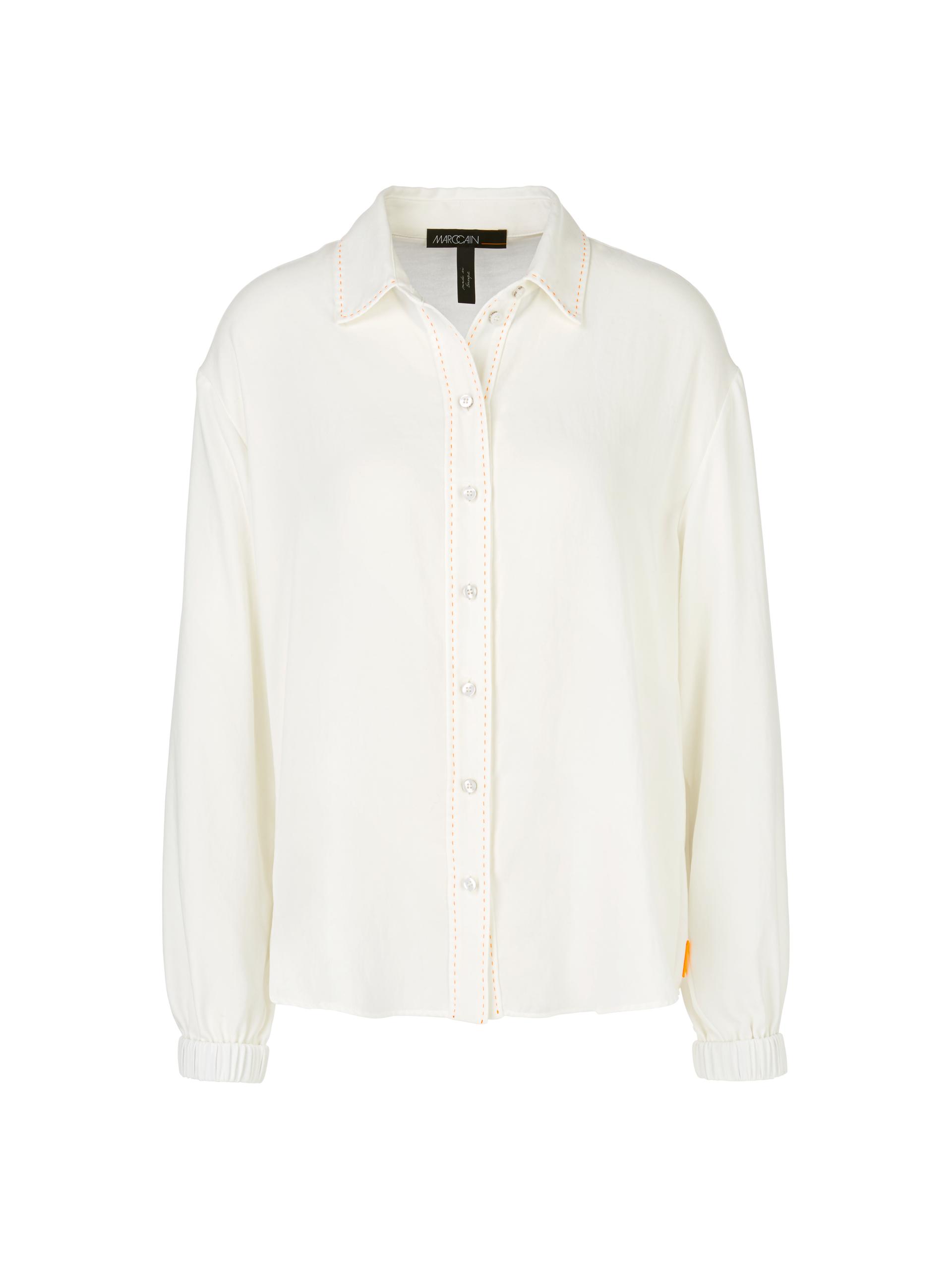 Elegante Hemdbluse 36 - Off-white