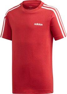 ADIDAS Kinder T-Shirt Essentials 3-Streifen 116 in Rot