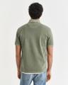 Sunfaded Piqué Poloshirt Grün M