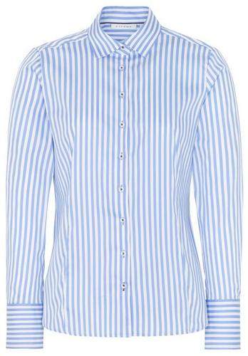 Bluse Satingewebe Langarm 36/Langarm REGULAR FIT - Hellblau