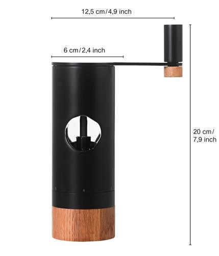 AdHoc Salz-/Pfeffermühle »PowerMill CeraCutXL 20 cm Roteichenholz MP53«