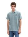 Gemustertes Poloshirt XXL Regular Fit - Mint Blue Grindle