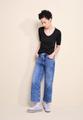 Basic Kurzarmshirt 34 - Black