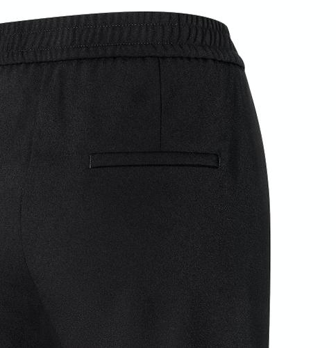 MAC JEANS - CHIARA, Floating crepe Schwarz 42/30