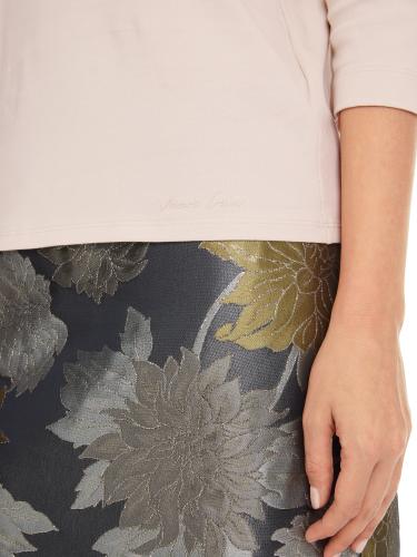 T-Shirt mit Perlenbesatz 36 - Deep Pearl