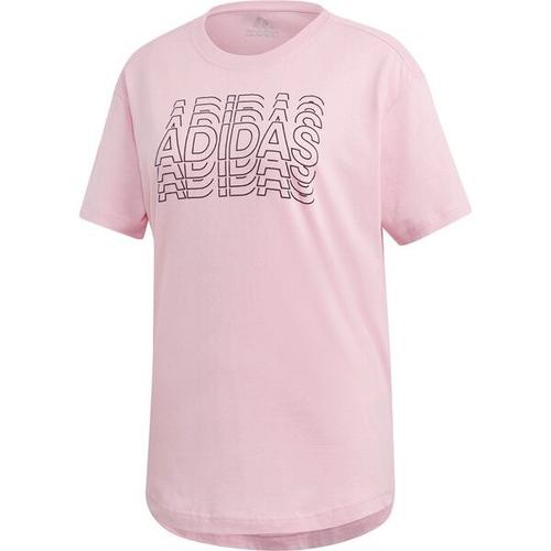 ADIDAS Damen T-Shirt Lineage ID S in Silber