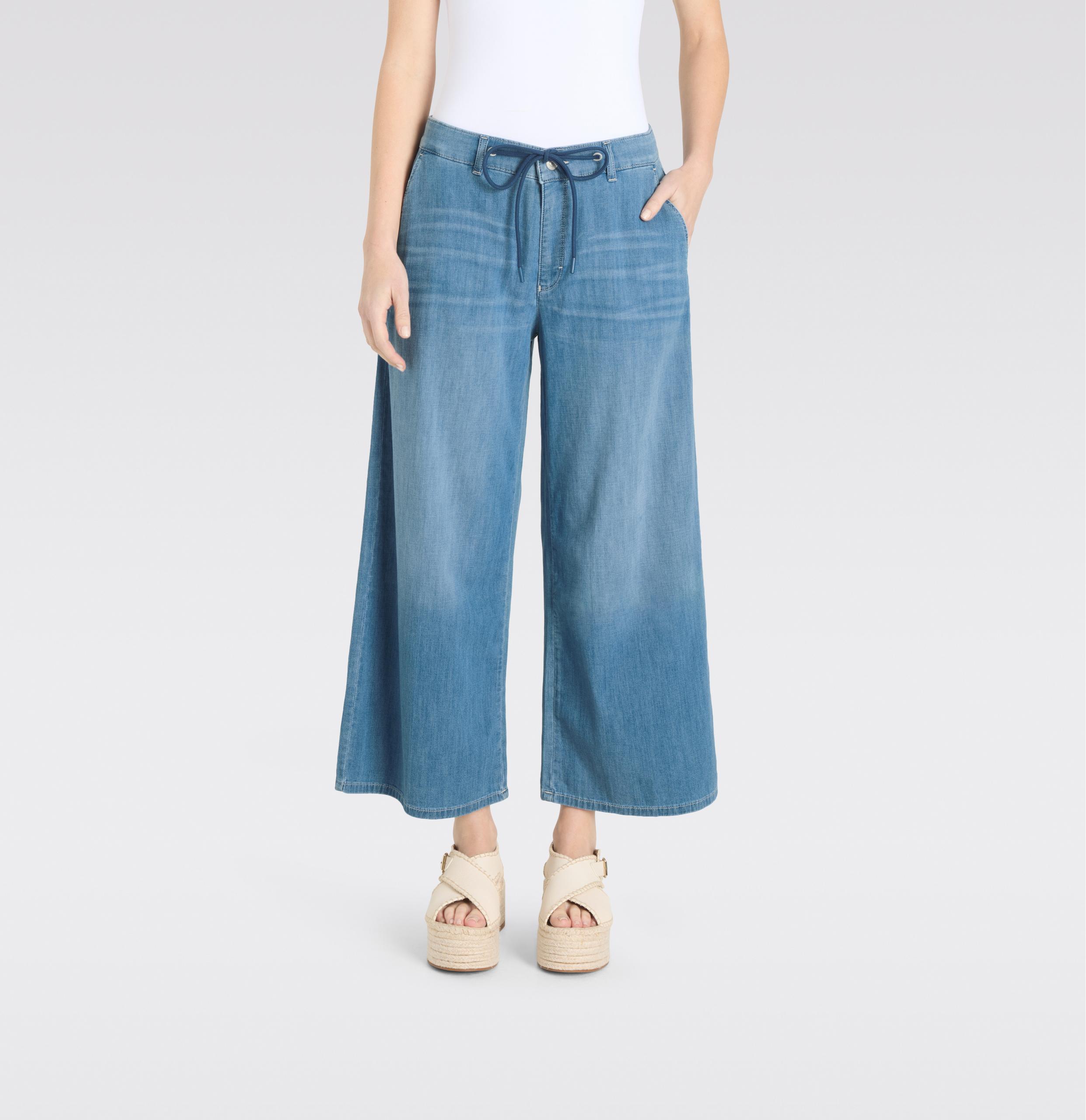 MAC JEANS - CHARLY CHINO, Super light denim 34/OL - Blau