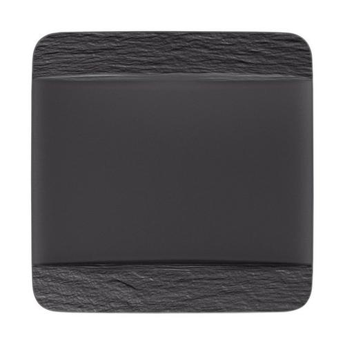 Villeroy &amp; Boch Speiseteller »Manufacture Rock«, Manufacture Rock quadratischer Speiseteller