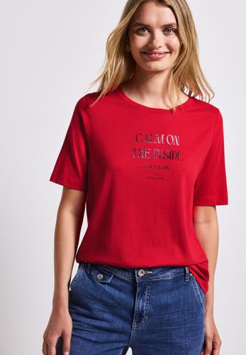 Softes Shirt mit Wording Rot 42