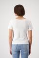 T-Shirt mit gezeichneter Frau 40 - Off-white