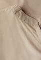 Split Neck Bluse in Unifarbe 36 - Coastal Beige