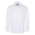 Cover Shirt Twill Langarm 43/Langarm - 65cm MODERN FIT - Weiß