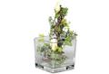 Vase Würfel Glas 14x14x14cm klar
