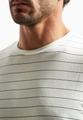 T-Shirt Crewneck Pin Stripe Garment Dyed L Regular Fit - Kit