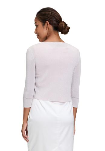 Strickbolero Silber M