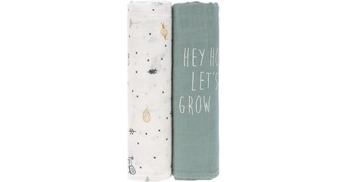 Lässig Lässig Mulltücher Heavenly Soft XL, 2er Set, 120x120 cm, Garden Exp