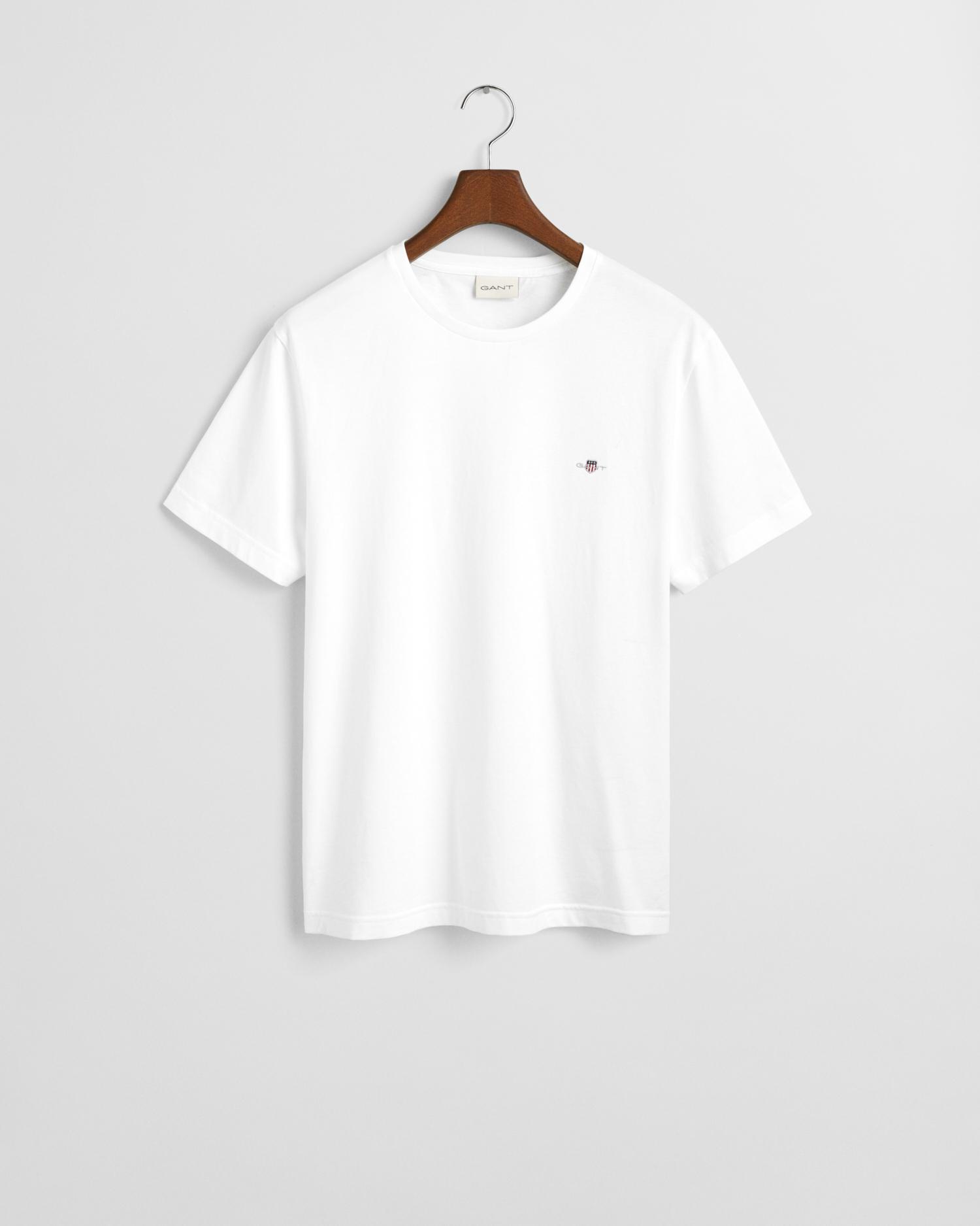 Regular Fit Shield T-Shirt S - White