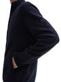 Strickjacke mit Reißverschluss XXXL Regular Fit - Knitted Navy Melange