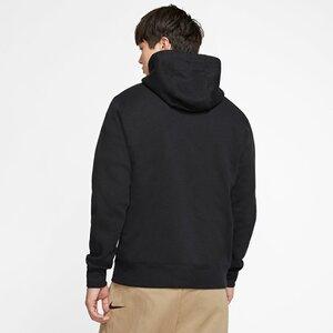 NIKE Herren Sweatshirt "Club Fleece" mit Kapuze XL in Schwarz