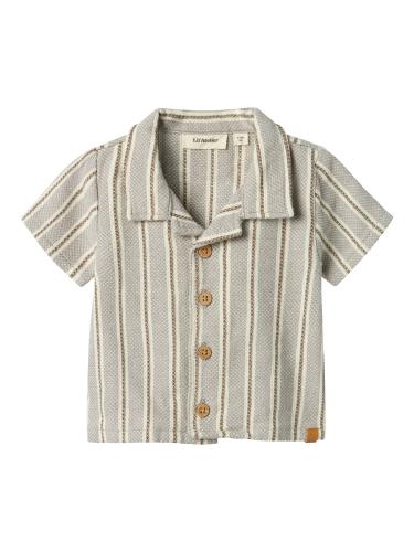 NBMFREDE SS LOOSE SHIRT LIL 56 Locker geschnitten - Mourning Dove