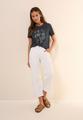 T-Shirt mit Folienprint L - Volcanic Grey