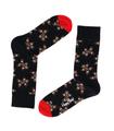 Happy Socks Socken »Gingerbread«, mit weihnachtlichen Lebkuchenmännern - Dunkelblau / 36-40
