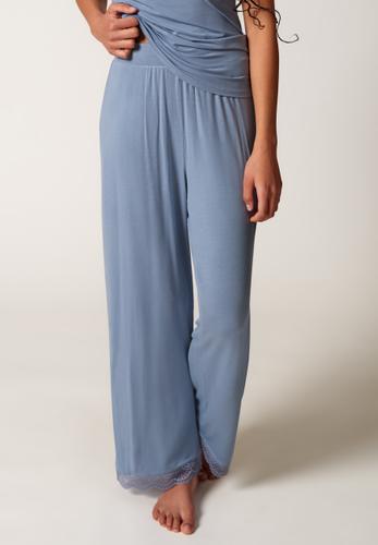 Skiny Damen Hose lang Night In Mix & Match 40 - Faded Denimblue