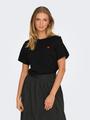 JDYPISA S/S PRINT TOP JRS NOOS S Normal geschnitten - Black