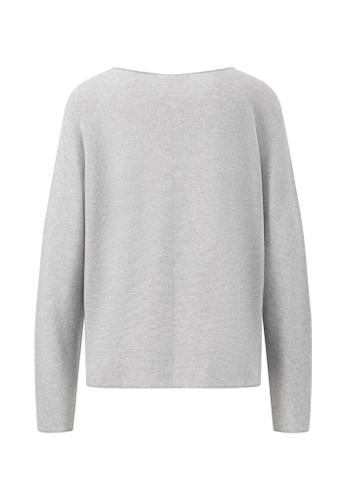 PULLOVER O-NECK FINE COTTON M Casual Fit - Silver Grey