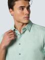 Shirt Short Sleeve Linen Solid Grün XXL