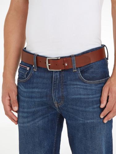 TOMMY HILFIGER Ledergürtel NEW DENTON BELT - Orange / 85