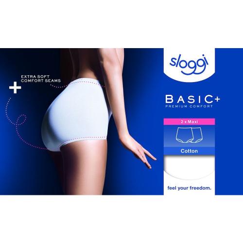 sloggi Basic+ Maxi 2P 46 - Weiss