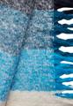 Karierter Schal A - Dark Navy Blue
