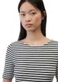 Gestreiftes T-Shirt slim XXL Slim Fit - Multi/black