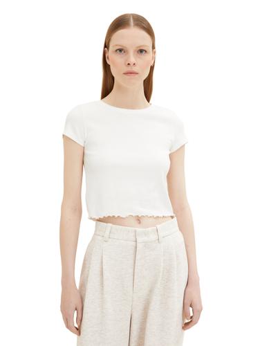 Cropped T-Shirt XL Cropped Fit - Gardenia White