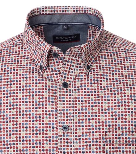 Freizeithemd XL Casual Fit - Rot
